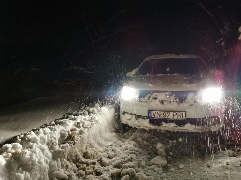 Restricții de tonaj pe mai multe drumuri naționale din cauza ninsorii 18822643