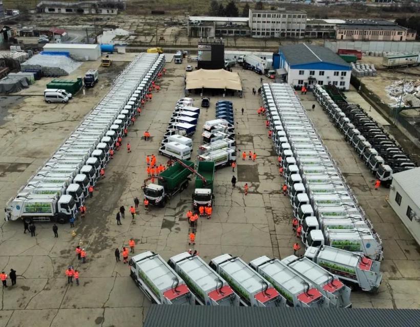 Curățenia începe de la Cluj: noua flotă de mașini pentru salubritate, la standarde europene