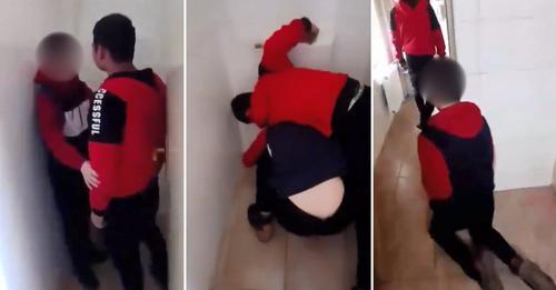 Elevul din Bacău care și-a obligat un coleg să-și bage cu capul în toaletă a fost reținut