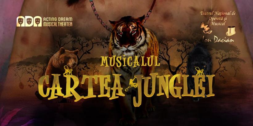 Cartea junglei, o poveste despre curaj, despre prietenie și despre optimism, pe scena Teatrului Național de Operetă şi Musical “Ion Dacian”