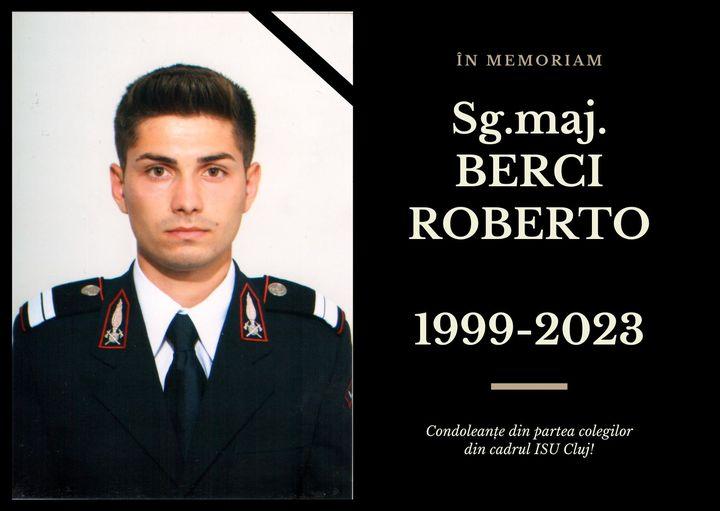 Doliu la ISU Cluj: A murit la doar 24 de ani