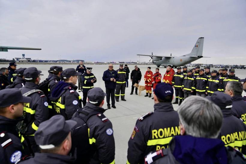 Turcia a cerut României suplimentarea echipei de căutare-salvare: alți 57 de salvatori trimiși