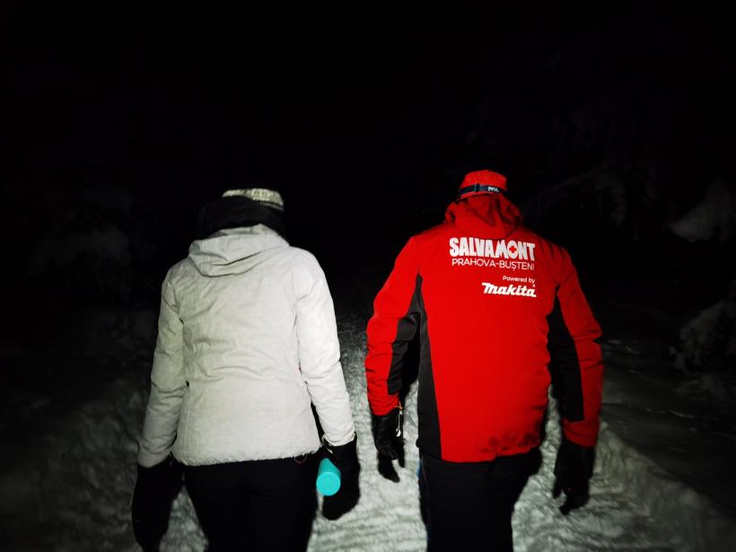 Turistă din Elveția, rătăcită în Munții Bucegi. Femeia a umblat ore întregi prin zăpada până la genunchi 18825093