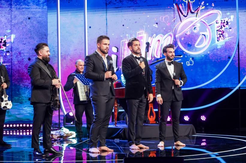 The Free Tenors s-au calificat direct în finala sezonului 14 iUmor. Delia a cântat împreună cu artiștii: „Senzațional! Magnific!“ 18825477