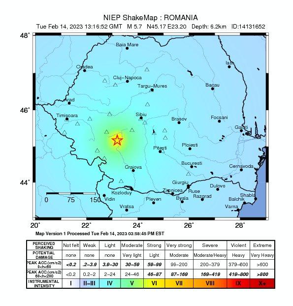 Cutremur în Oltenia. Cele mai multe apeluri au fost primite la ISU Gorj. Oamenii au ieșit în stradă