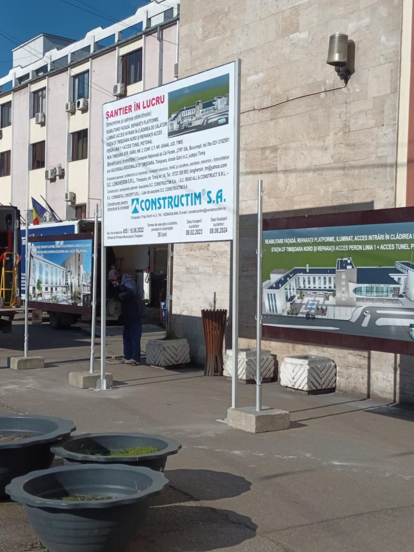 CFR Infrastructură investeşte 21 de milioane de lei în modernizarea gării din Timişoara 18825846