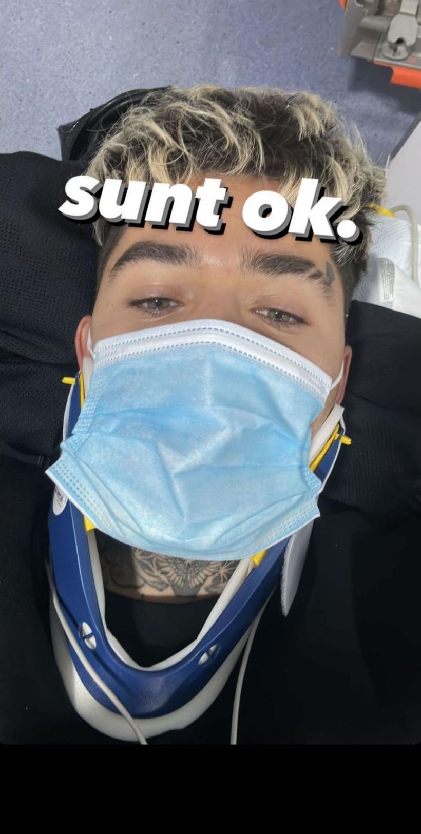 Accident grav în București. Un tramvai a lovit în plin BMW-ul lui Lino Golden. Cântărețul este rănit 18825921