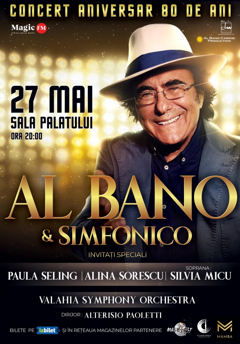 Al Bano aniversează împlinirea vârstei de 80 de ani în concert la Sala Palatului din București