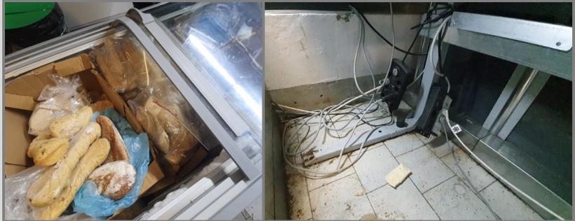 Mizerie de nedescris în zona de panificație și la vitrinele de congelare a magazinelor LIDL Delfinariu și Năvodari 18826247