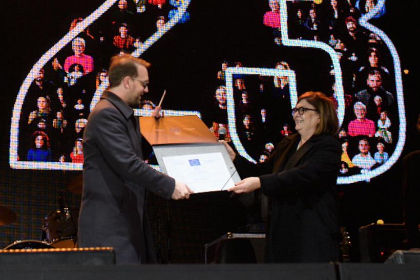Primarul Timișoarei a primit, în numele orașului, premiul Melina Mercouri în valoare de 1,5 milioane de euro