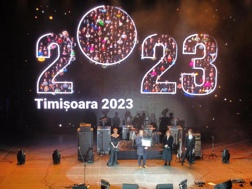 Primarul Timișoarei a primit, în numele orașului, premiul Melina Mercouri în valoare de 1,5 milioane de euro 18826176