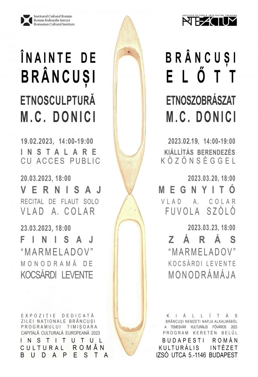 Evenimente organizate de reprezentanțele Institutului Cultural Român cu prilejul Zilei Naționale Constantin Brâncuși 18826027