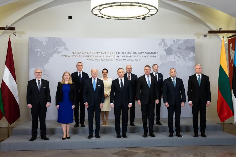 Liderii ţărilor din grupul București Nouă reafirmă sprijinul pentru Ucraina şi cer consolidarea apărării