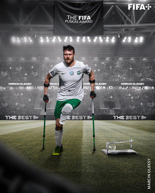 Marcin Oleksy, fotbalist cu piciorul amputat, a câștigat Premiul Puskas pentru cel mai frumos gol în 2022 18827596