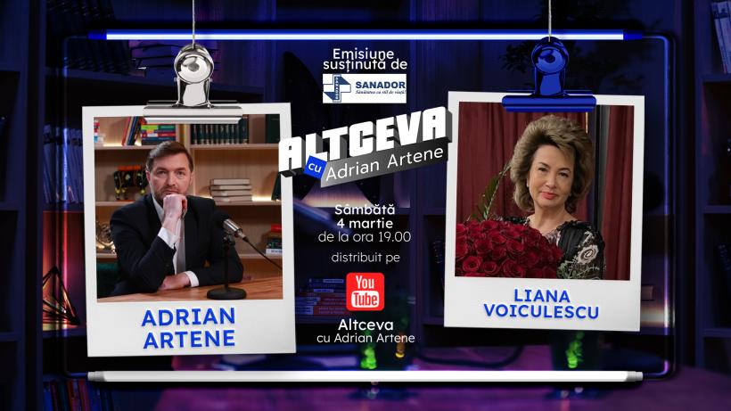 Destăinurile Lianei Voiculescu, soția lui Dan Voiculescu, la podcastul ALTCEVA cu Adrian Artene