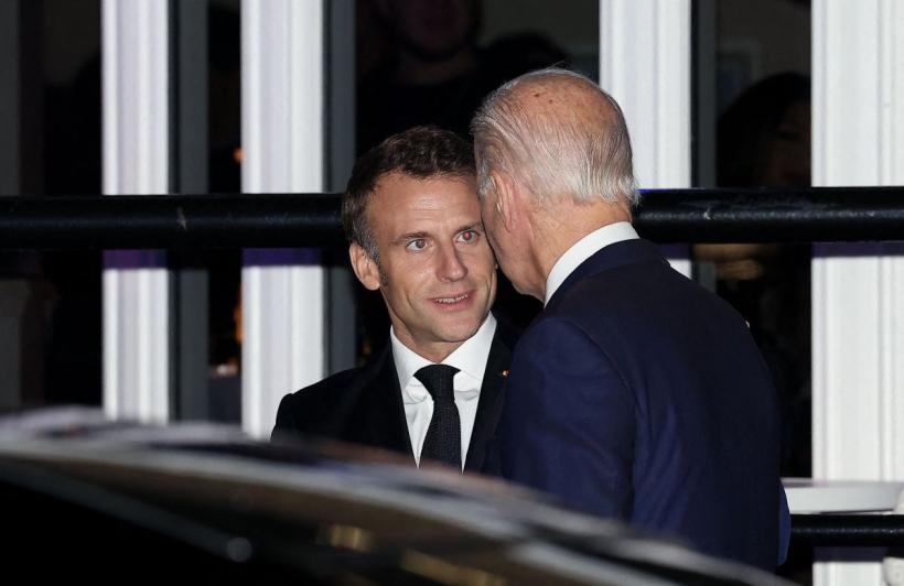 Macron,Biden reafirmă sprijinul pentru Ucraina