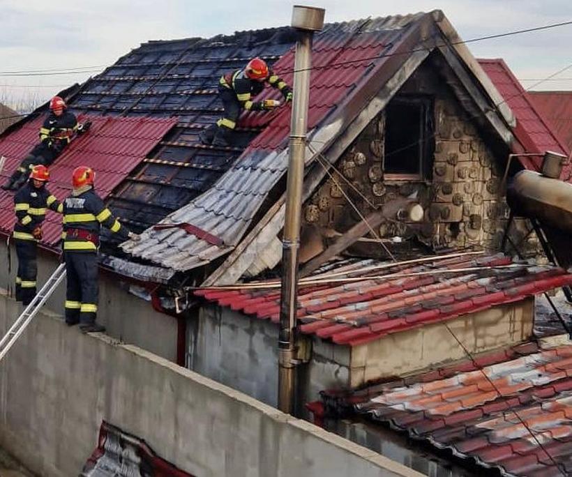 Ore de foc pentru salvatorii Staţiei de Pompieri Midia-Năvodari