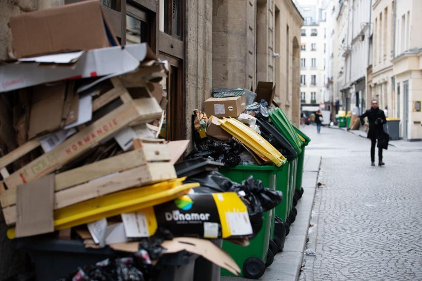 Invazia șobolanilor îngrozește parizienii: străzi pline cu gunoaie după protestele uriașe 18829414