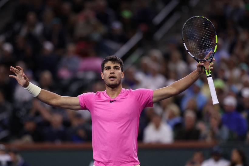 Alcaraz și Medvedev joacă astăzi în finala de la Indian Wells 18830493