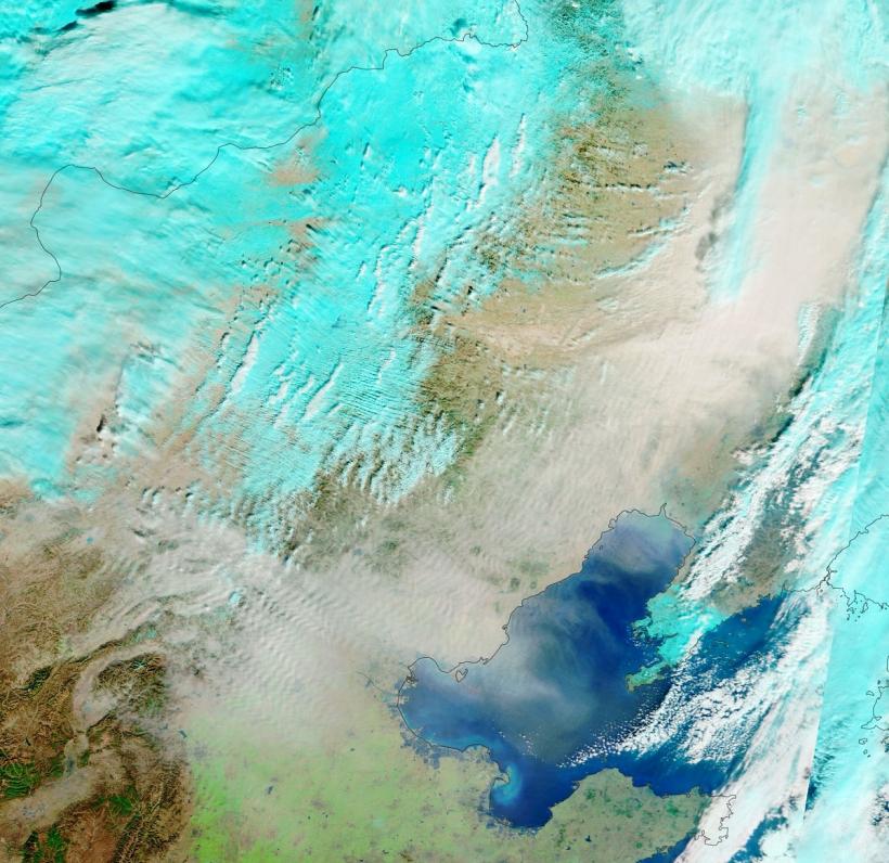 Furtună de nisip la Beijing și în nordul Chinei. Poluarea atmosferică a atins cote maxime 18830965