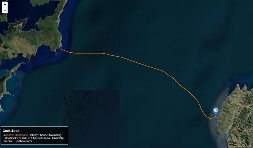 Record mondial: un scoțian a înotat în apele pline cu rechini dintre insulele Noii Zeelande 18830926
