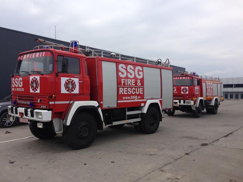 Incendiu la un fast food din Ilfov. Un copil și doi adulți au ajuns la spital