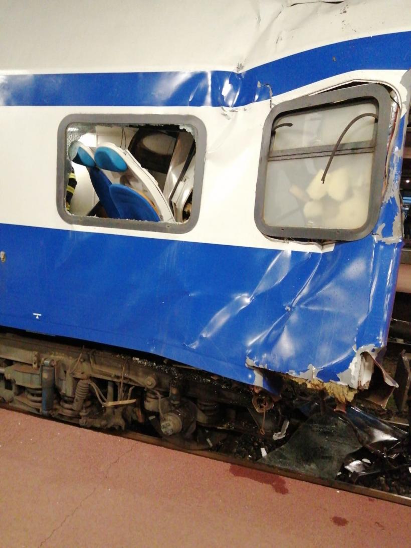Accident feroviar Galați: Frâna locomotivei nu a funcționat! 