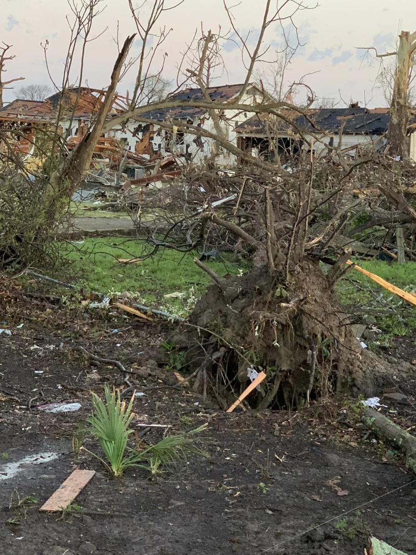 Efectul tornadei din Mississippi: un oraș aproape a dispărut 18831577