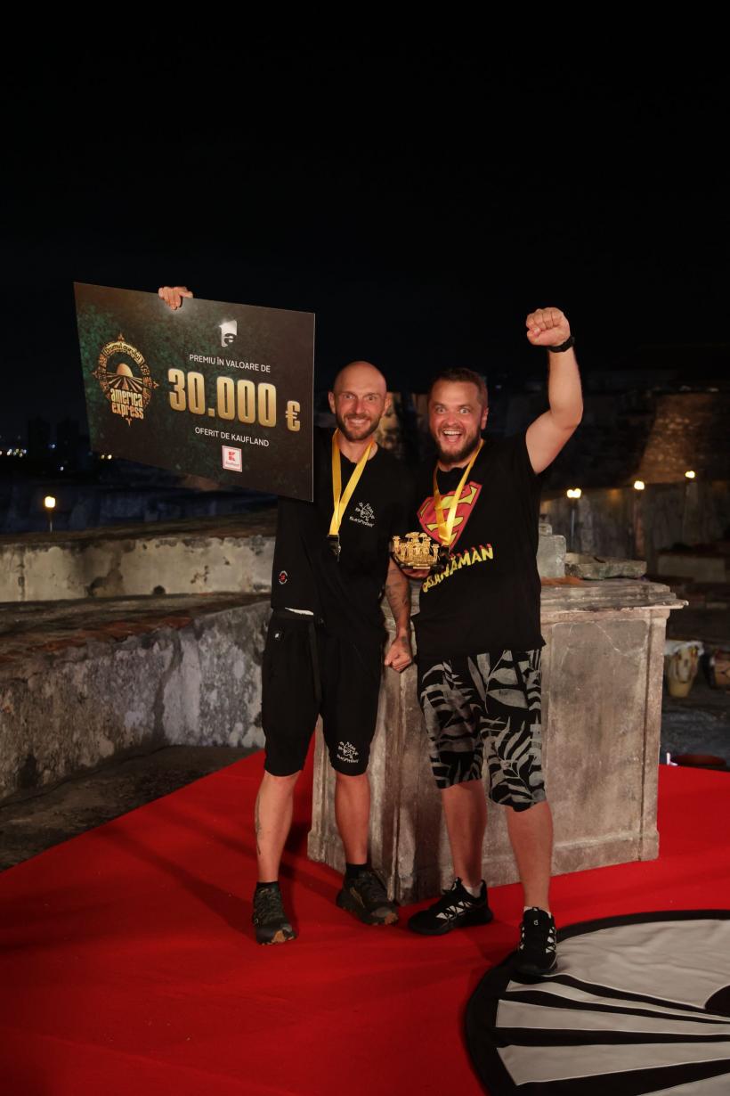 Cătălin Bordea şi Nelu Cortea au câştigat America Express – Drumul aurului. Show-ul a înregistrat record de audiență pe toate targeturile 18831803