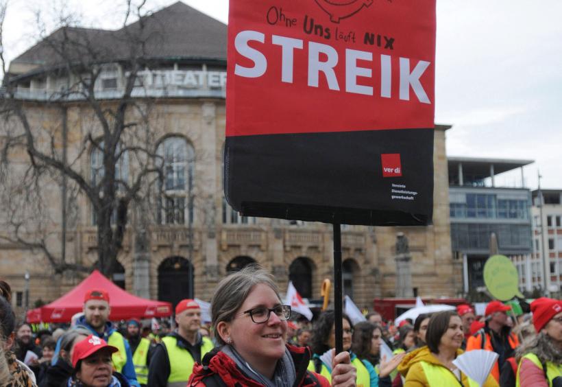 Criză economică în Germania. Cea mai mare grevă din ultimele decenii. Transportul este paralizat 18831768