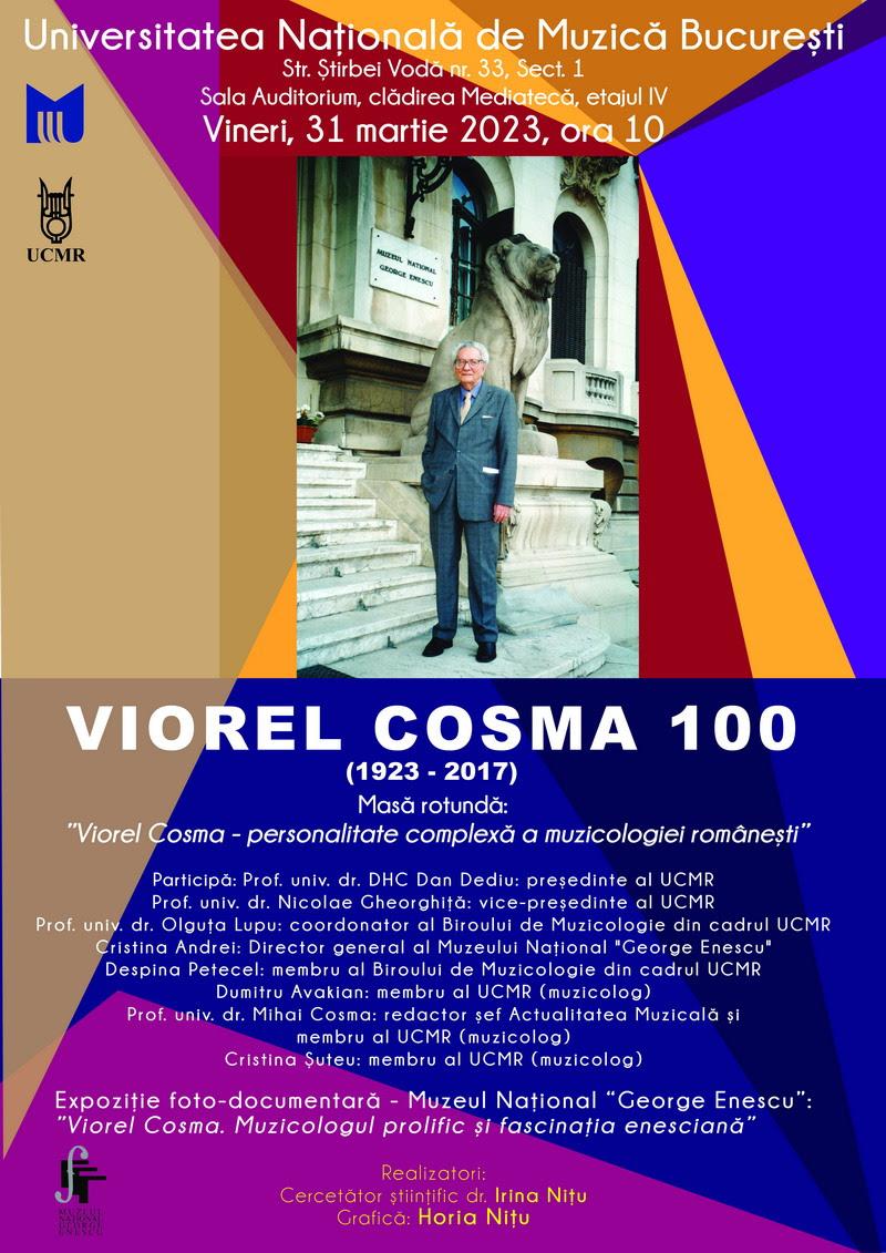 Centenar muzicologul Viorel Cosma
