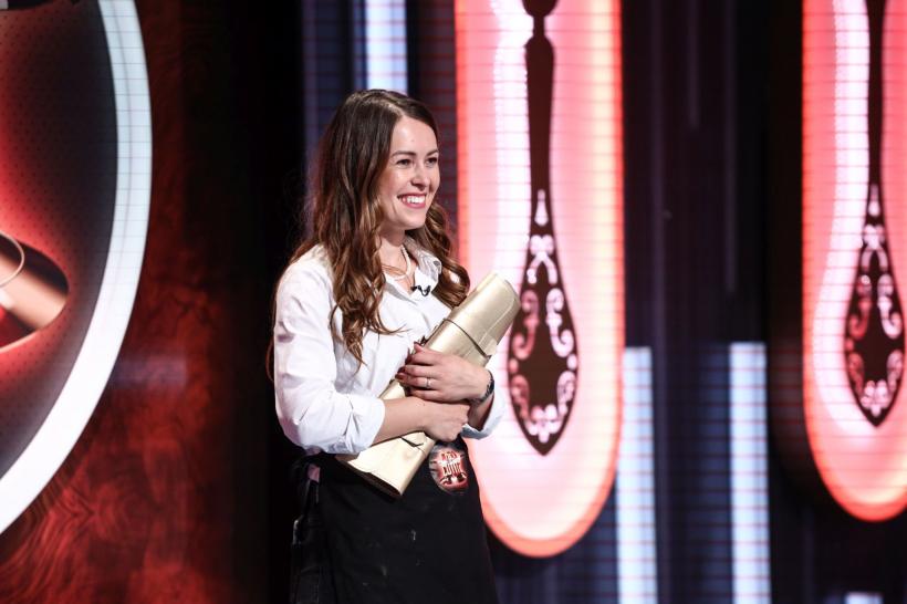 Nina Hariton, prima femeie care a luat cuțitul de aur la Chefi la cuțite. Show-ul a fost lider de audiență pe toate targeturile 18832369