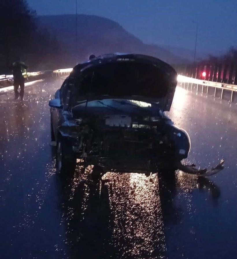Accident pe autostrada A1. O femeie a fost transportată la UPU Sibiu 18832638