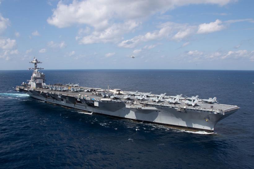 Statele Unite prelungesc misiunea unui portavion în Mediterană, ca reacţie la atacuri în Siria