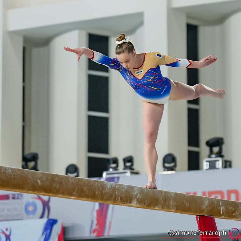 Argint pentru România! Gimnasta Alexia Vânoagă este vicecampioană mondială la bârnă 18832743