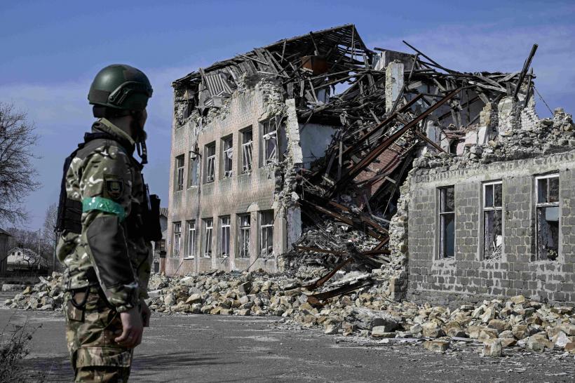 Război în Ucraina: Șeful Wagner spune că Bahmut a căzut, în timp ce Zelenski le mulțumește apărătorilor 18832748