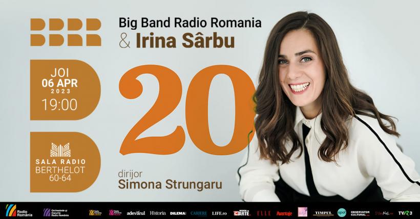 IRINA SÂRBU SERBEAZĂ 20 DE ANI DE ACTIVITATE,  ALĂTURI DE BIG BAND-UL RADIO