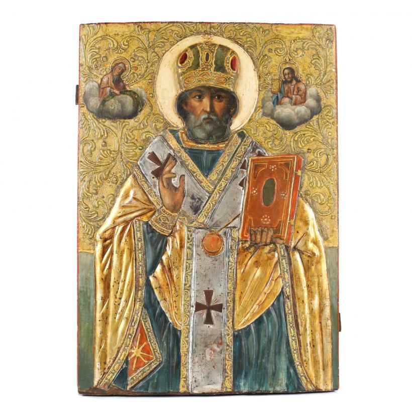 O rară colecție de icoane grecești, rusești și românești, scoasă la licitație înainte de Paște 18832995