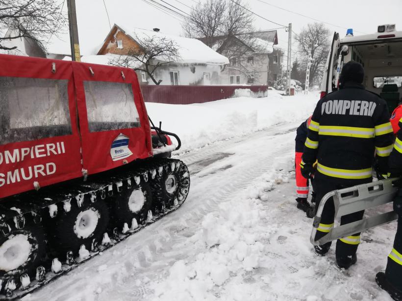 Ninsorile continuă în mai multe zone ale țării. 8 județe afectate de vreme rea în ultimele 24 de ore 18833471