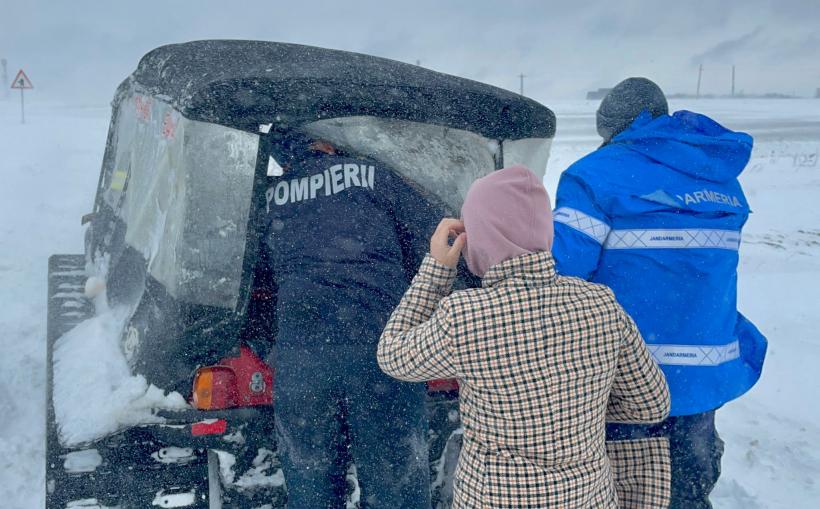 Ninsorile continuă în mai multe zone ale țării. 8 județe afectate de vreme rea în ultimele 24 de ore 18833475