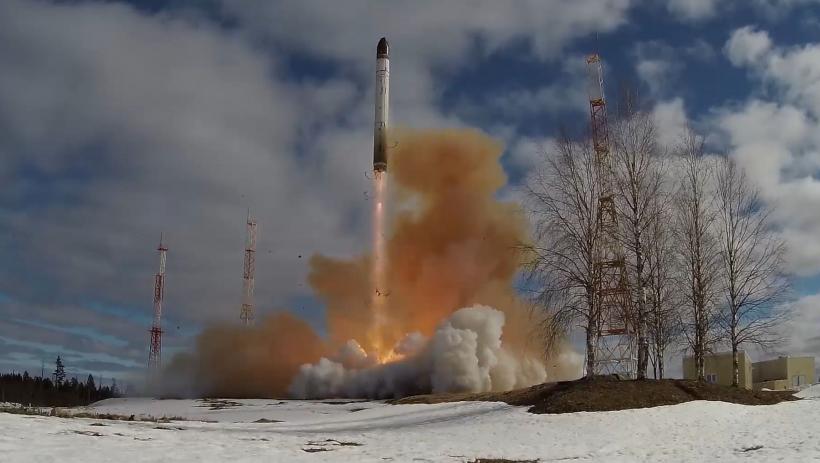 Rusia a testat o rachetă balistică intercontinentală în sudul țării