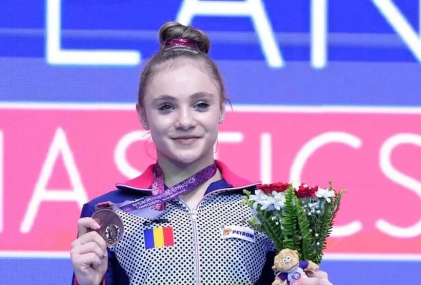 Sabrina Maneca Voinea, medalie de bronz la Campionatele Europene de gimnastică artistică