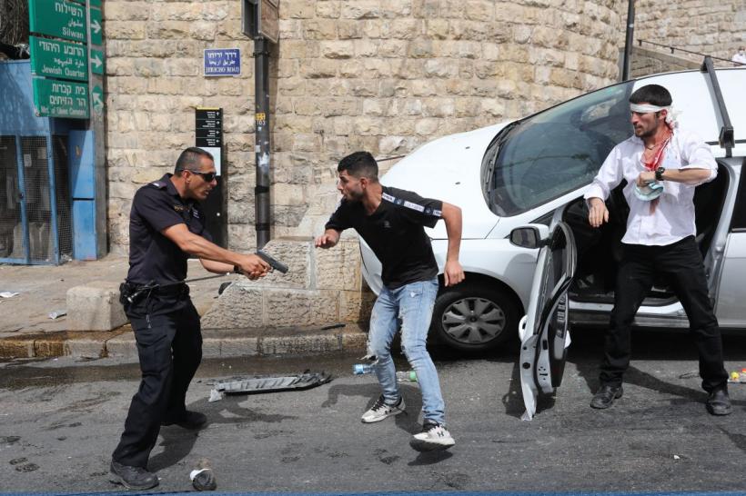 Atac cu vehicul în Ierusalim. Mai multe persoane au fost rănite 