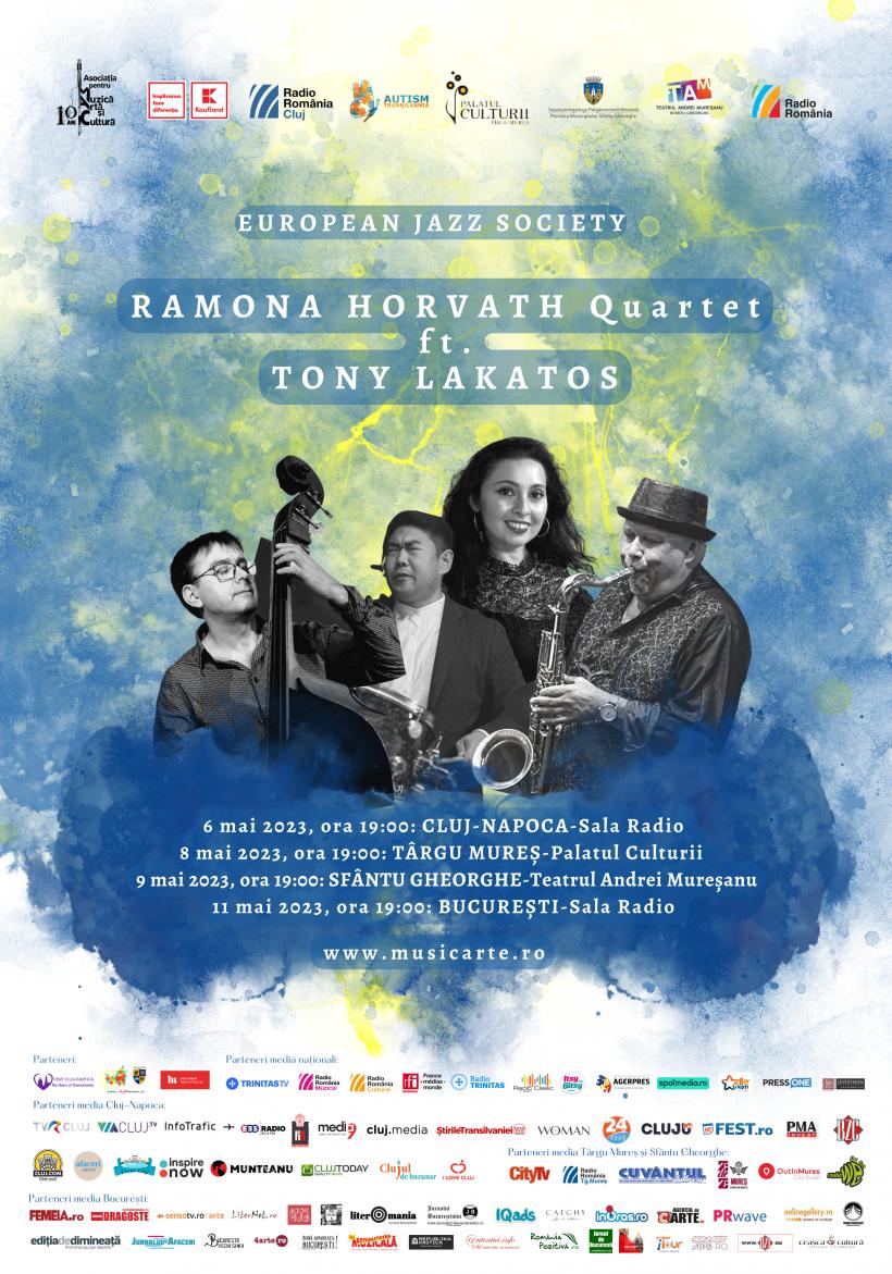 TURNEUL NAȚIONAL  “EUROPEAN JAZZ SOCIETY: RAMONA HORVATH Quartet ft. TONY LAKATOS”