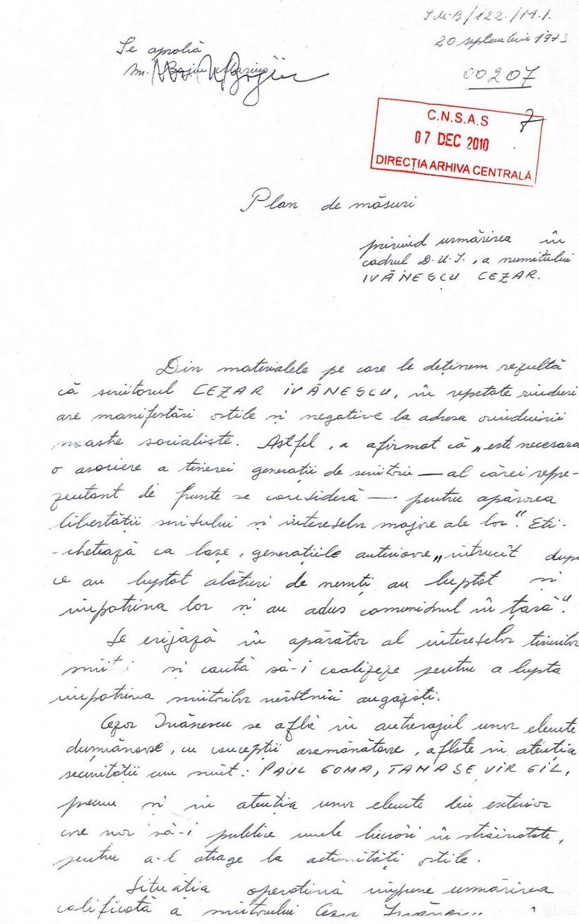  Poetul-războinic care n-avea voie să se apropie la 100 de metri de Ceaușescu 18836524