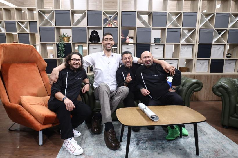 Chef Florin Dumitrescu a câștigat bomba aseară, iar cel mai înalt om din lume a gătit pentru jurați, într-o ediție Chefi la cuțite lider de audiență 18836703