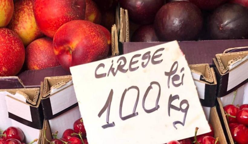 Prețul URIAȘ ale unui kilogram de cireșe. „Am vândut până acum trei lădițe”