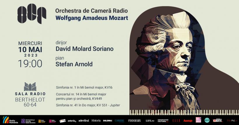 Concert MOZART cu doi invitați speciali:  dirijorul DAVID MOLARD SORIANO și pianistul STEFAN ARNOLD 18837646