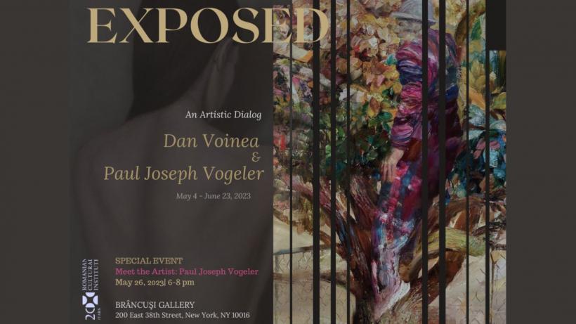 „EXPOSED”, un dialog artistic între  Dan Voinea și Paul Joseph Vogeler, la ICR New York