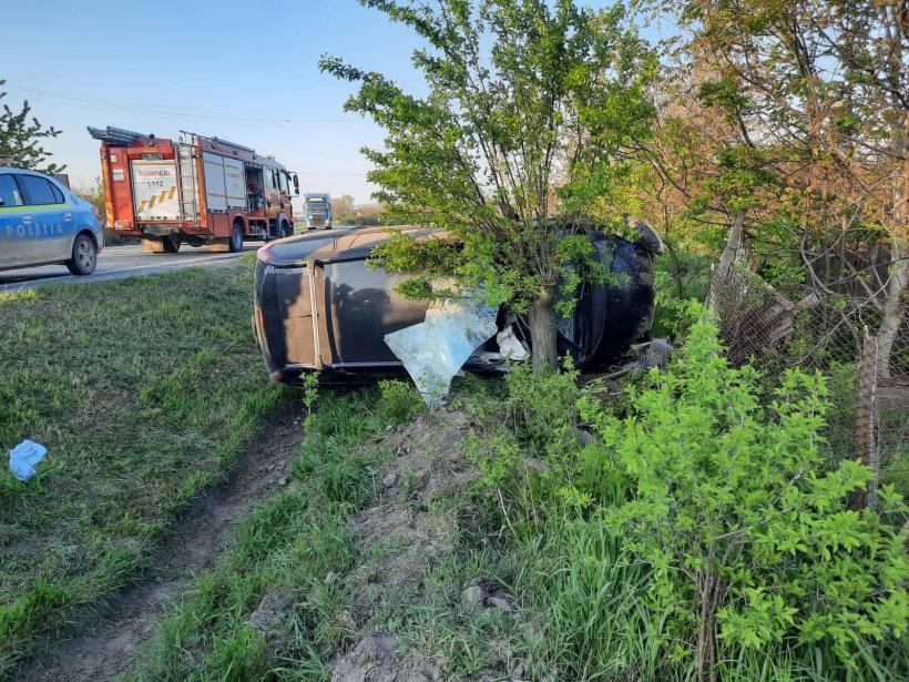 Accident teribil pe DN 6 Ghimpați – Alexandria în Teleorman. Au fost anunțate trei victime, una fiind încarcerată 18838001